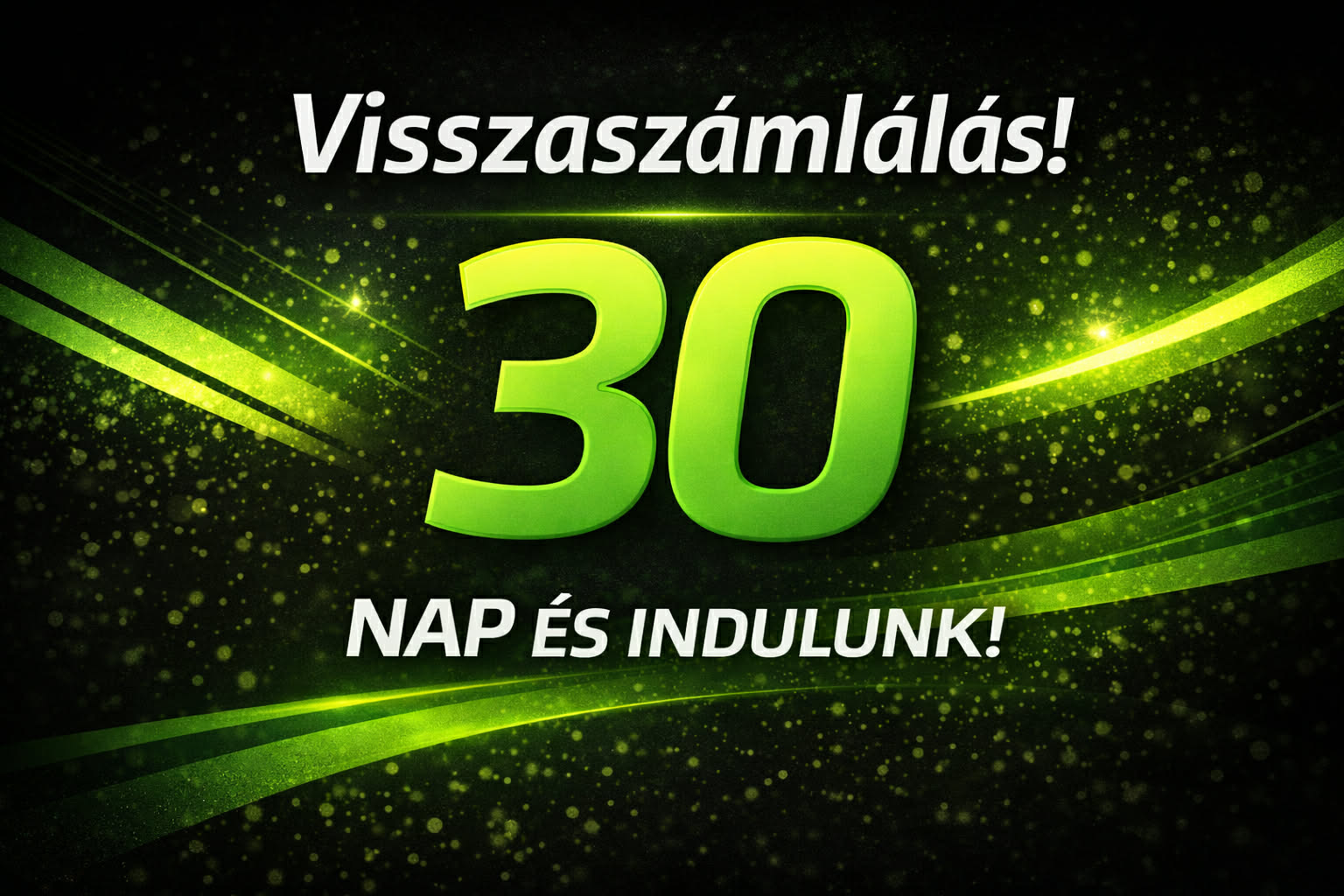 Visszaszámlálás: Már csak 30 nap és indulnak a programok!